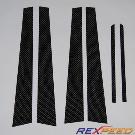 Mitsubishi Lancer Evo 4-6 Carbon fiber Pillar Trim